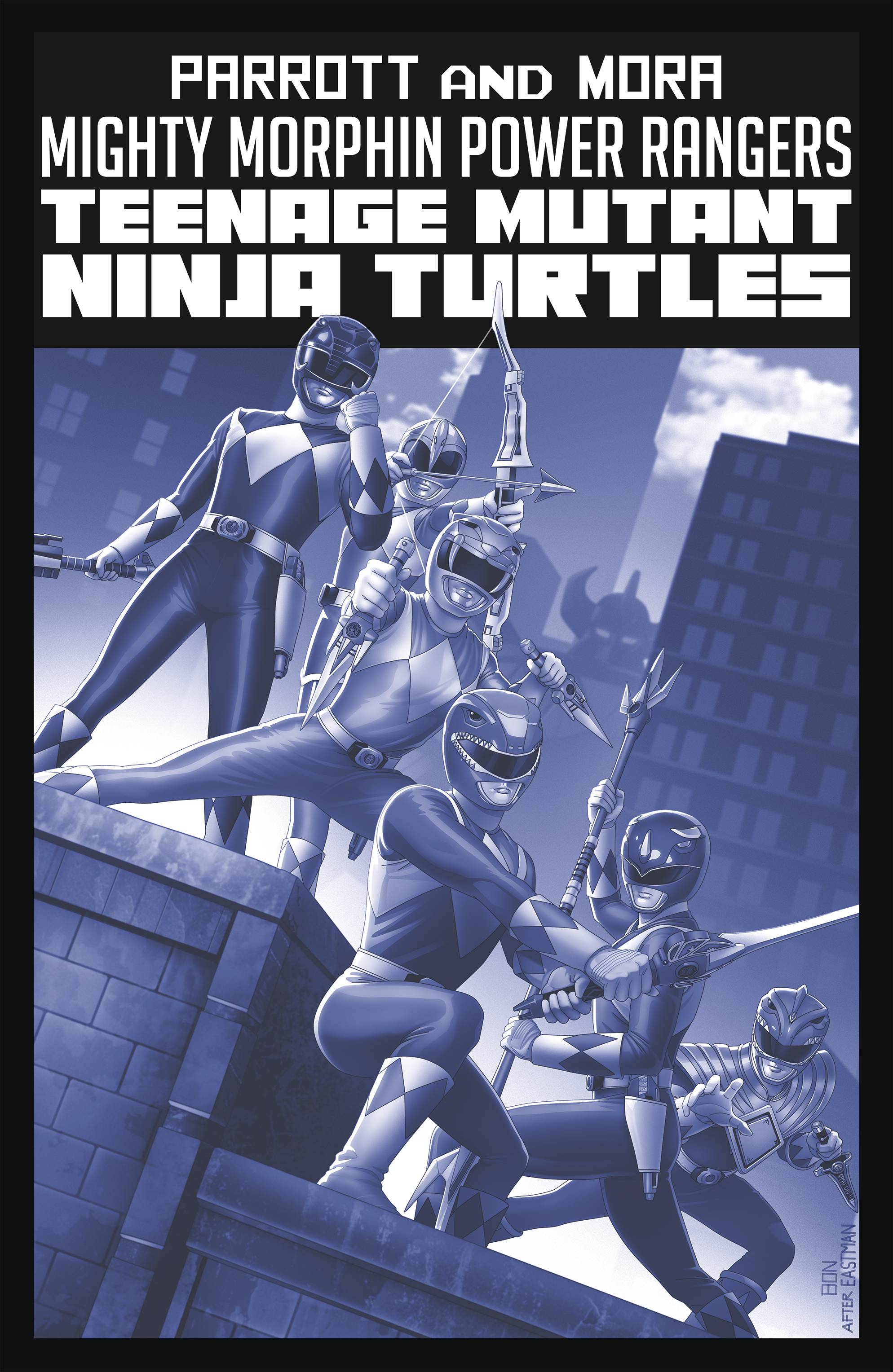 MMPR TMNT II B&W ED